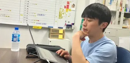 締め作業の様子