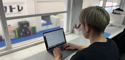 作業の様子